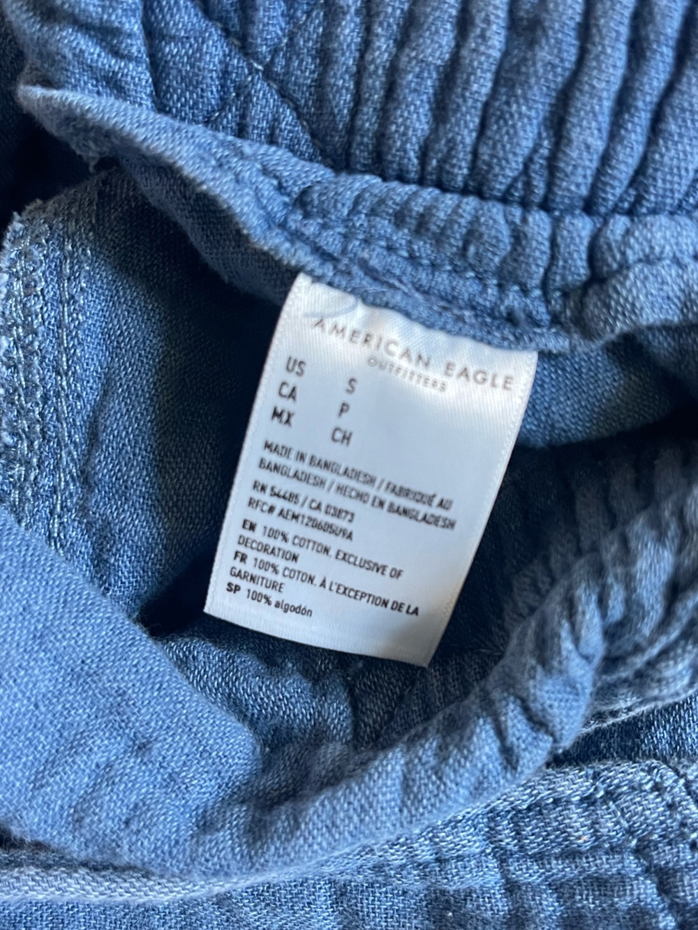 American Eagle gauze cotton romper overalls - Picture 7 of 7